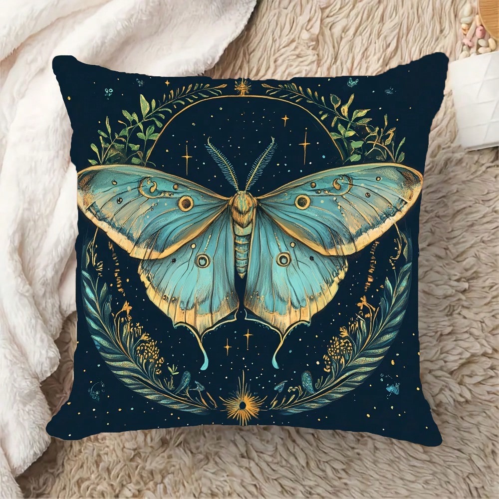 Pillow Insert 18X18 - 1 adet 18x18 inç Bohem Kelebek