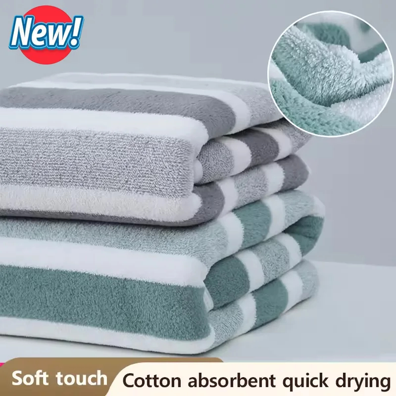 Home Textiles Face Towel - 2026 Yeni 1 Adet Çizgili Yüz