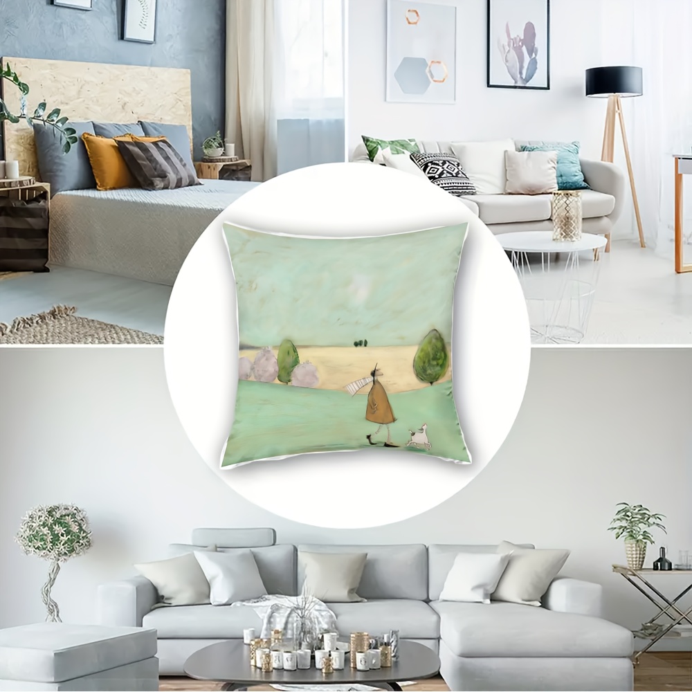 1 adet Moda Karikatür Baskılı  - Pillow Insert 18X18 incelemesi ve fiyatı
