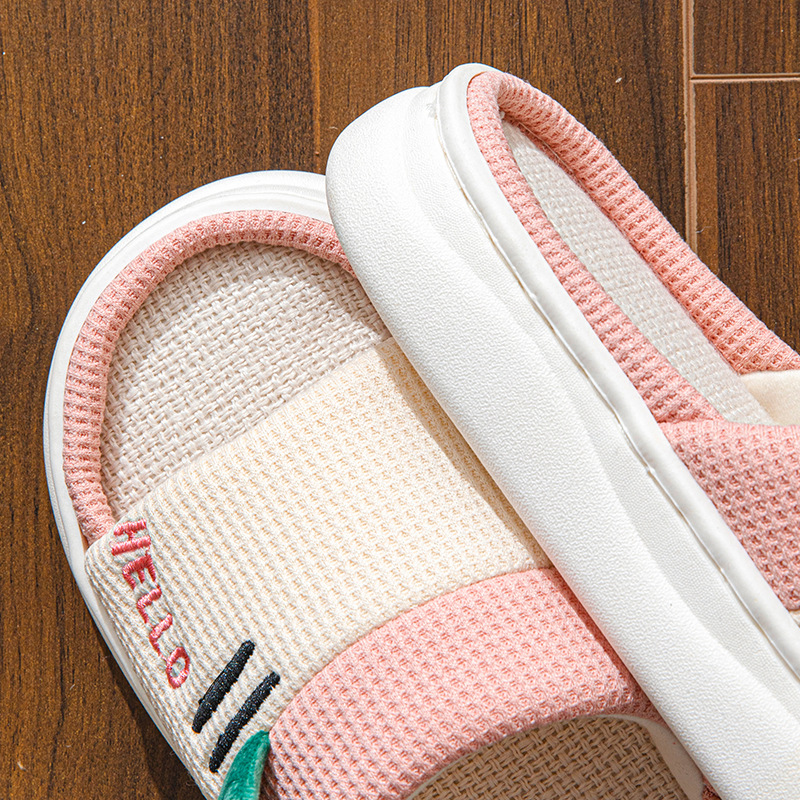 Yeni Stil Keten Terlikler Kadı - Home Textile incelemesi ve fiyatı