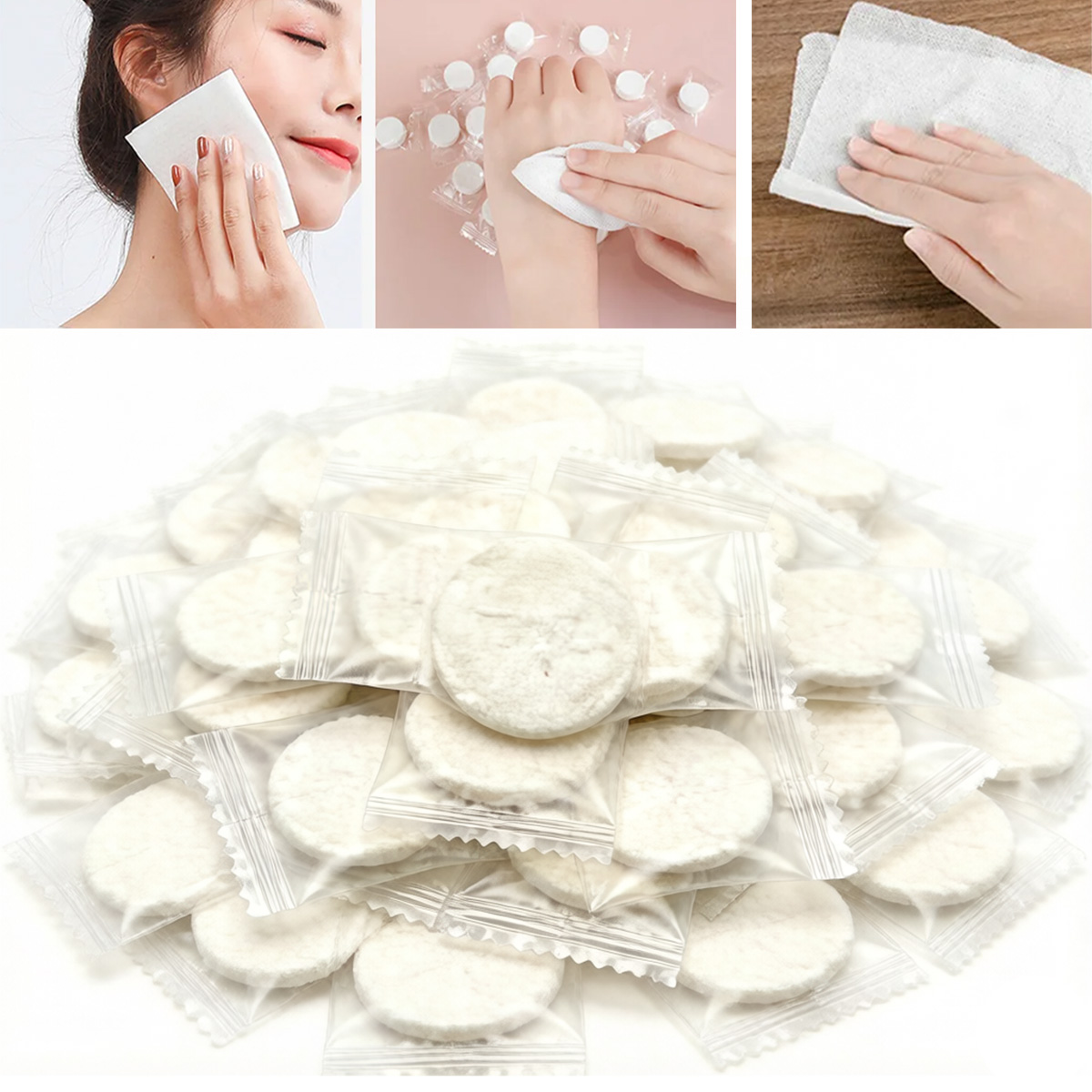 100 Adet Taşınabilir Sıkıştırı - Home Textiles Face Towel incelemesi ve fiyatı